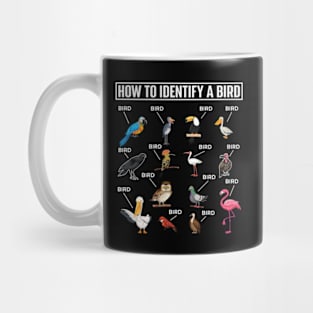 How To Identify A Bird Funny Birds Lover Nature Birdwatcher Mug